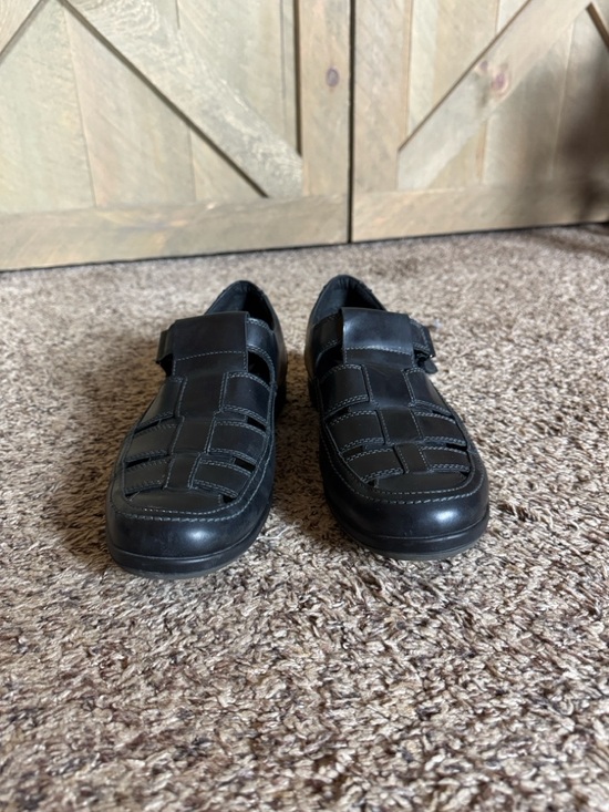 Mephisto Rafael black leather fisherman sandals Size 9.5 main image 13